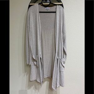 Beige colored cardigan